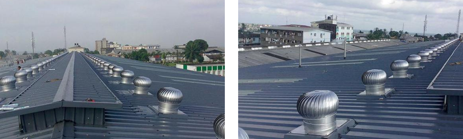 Cameroon Steel Supermarket Roof Renovation Project