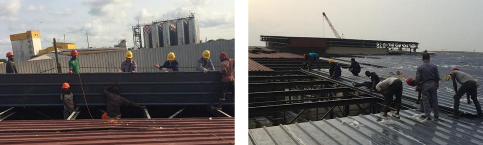 Cameroon Steel Supermarket Roof Renovation Project